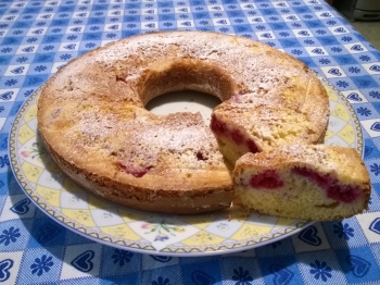 torta ai lamponi