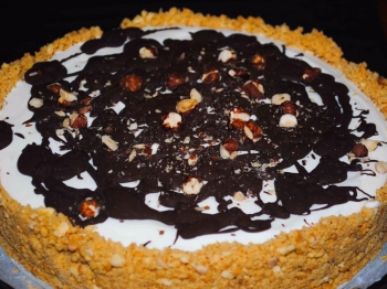 Torta cuore di panna