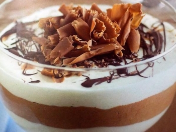 mousse cioccolato bianco e gianduia