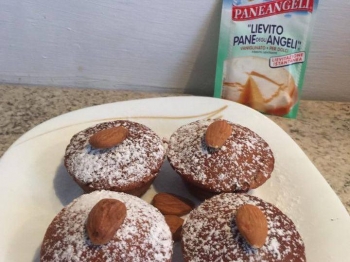 Muffin alle mandorle e Nutella