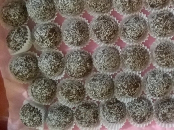 dolcetti al cacao e cocco senza cottura