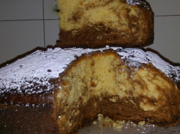 Torta variegata alla Nutella