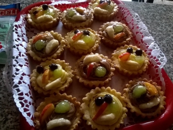 Tortine di frutta(compleanno Gabriel)