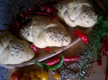 pane morbido con farina  farro e semola