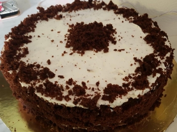 Torta cioccolato e panna