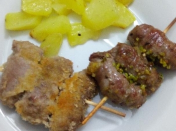 Involtini al pistacchio e alla messinese