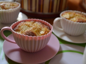 Muffin in tazza alle mele