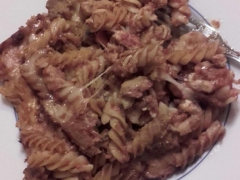 Fusilli con melanzane