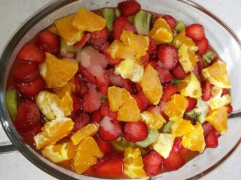 arcobaleno di frutta