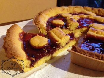 Crostata ciliegie e lamponi