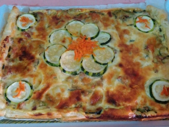 torta salata alle zucchine