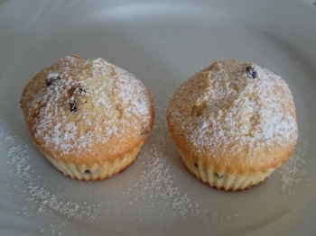 Muffin con yogurt e gocce di cioccolato