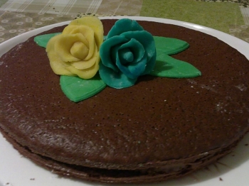 Torta al cacao, mascarpone e nutella