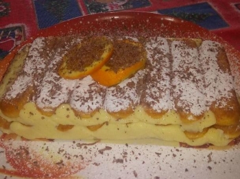 Mattonella arancia e cioccolato