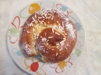 chiocciole alla crema e gocce di cioccolato (2° Sfida Culinaria)