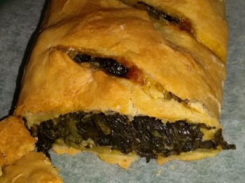 Strudel di spinaci