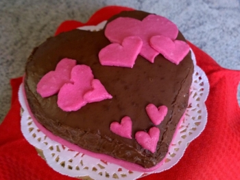 torta cuore (TERZA SFIDA CULINARIA- SAN VALENTINO)