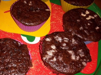 Muffin cacao e pere