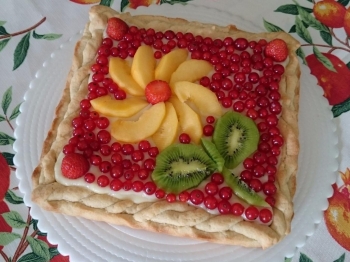 Crostata con frutta fresca