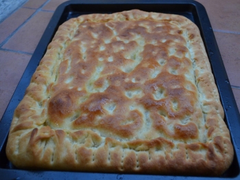 Focaccia ripiena al gorgonzola