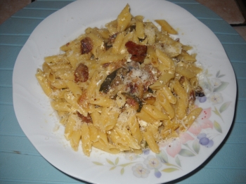 Pennette salsiccia e zucchine