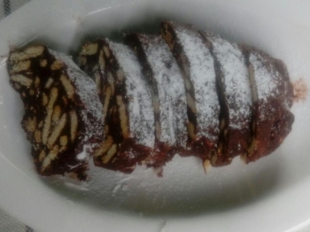 Salame di cioccolato (senza uova)