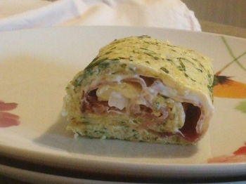 Rotolo zucchine e speck