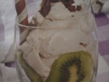 dessert di banane e kiwi