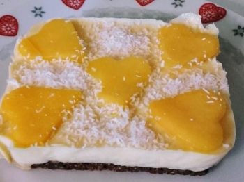 Torta fredda yogurt e mango