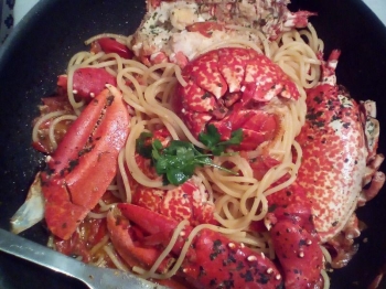 Spaghetti all'astice in bellavista