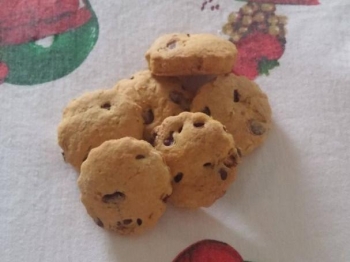 Biscotti con gocce di cioccolata