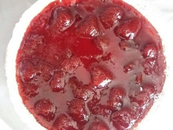Frolla, chantilly e fragole
