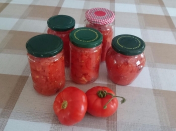 Polpa di pomodoro a pezzetti