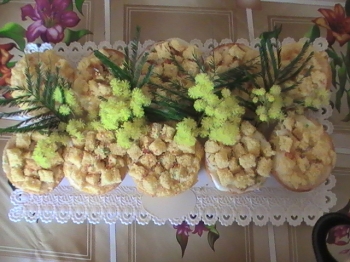 mini cake mimosa