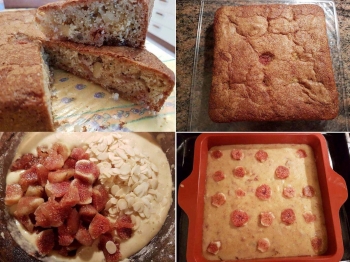 Torta soffice con fichi e mandorle