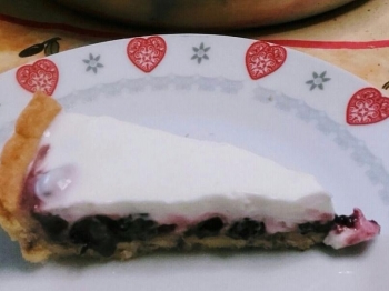 Tarte alle more con crema di yogurt