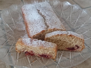 Plumcake integrale ai lamponi della dolcina POLILLA