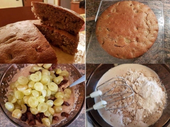 Torta rustica uva e fichi