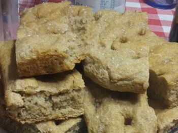 Focaccia integrale (base paneangeli)