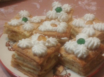 Torta millefoglie veloce