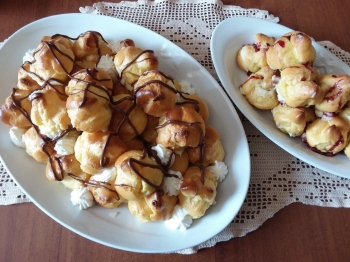 Bignè amarena  e nutella