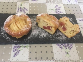 Muffin con mele e cotognata