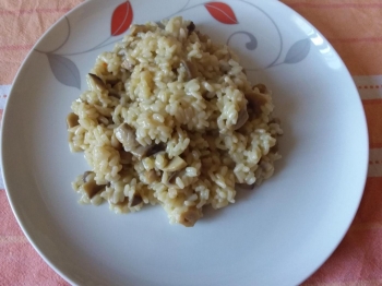 Risotto ai funghi champignon