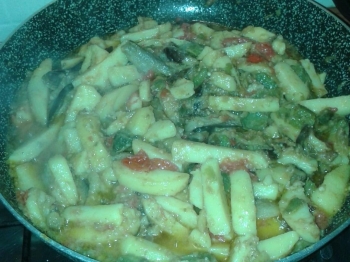 PATATE CON PEPERONI