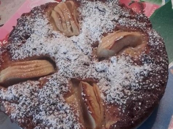 Torta semi integrale mele e ricotta