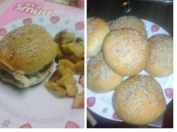 Panini da hamburger