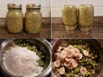 Confettura di kiwi e banane