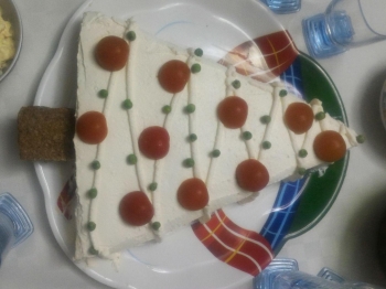 Torta albero di pancarrè