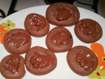 Biscotti alla crema di cioccolato