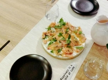 Cheesecake al salmone affumicato